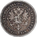 Moeda, Finlândia, Alexander II, 2 Markkaa, 1870, Helsinki, EF(40-45), Prata