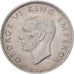 Moeda, Nova Zelândia, George VI, Centennial, 1/2 Crown, 1940, British Royal