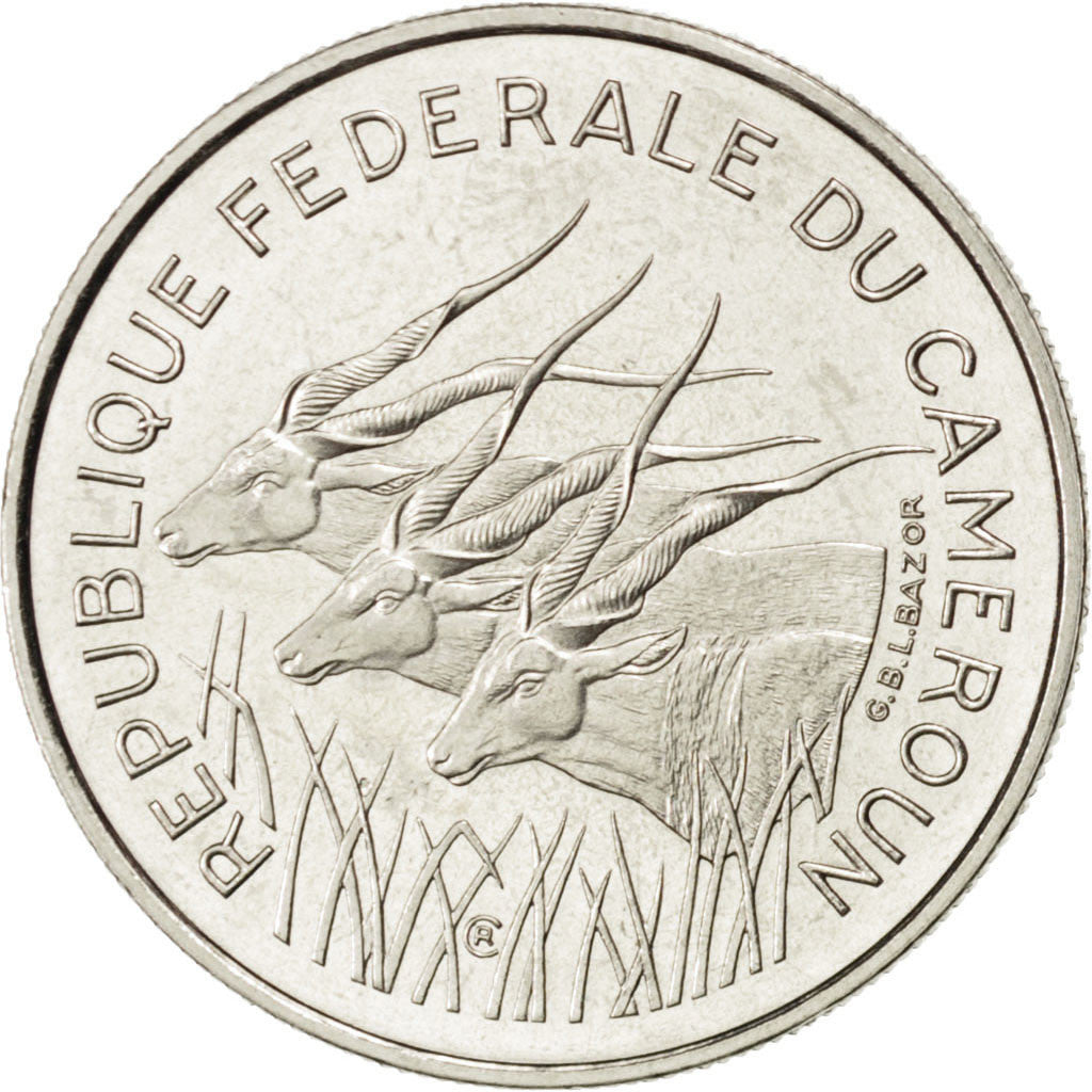 Coin, Cameroon, 100 Francs, 1971, Paris, MS(63), Nickel, KM:E13