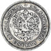Moneda, Finlandia, Alexander II, 2 Markkaa, 1872, Helsinki, MBC, Plata, KM:7.2