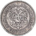 Moeda, Finlândia, Alexander II, 2 Markkaa, 1872, Helsinki, EF(40-45), Prata