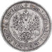 Moneda, Finlandia, Alexander II, 2 Markkaa, 1874, Helsinki, MBC, Plata, KM:7.2