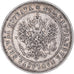 Moneda, Finlandia, Alexander II, 2 Markkaa, 1874, Helsinki, MBC, Plata, KM:7.2