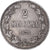 Moneda, Finlandia, Alexander II, 2 Markkaa, 1874, Helsinki, MBC, Plata, KM:7.2