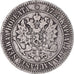 Moeda, Finlândia, Alexander II, 2 Markkaa, 1865, Helsinki, EF(40-45), Prata