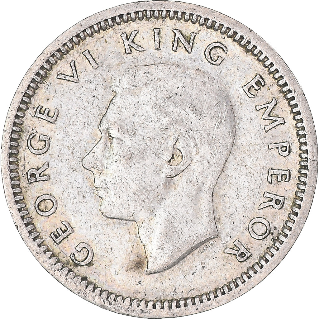 Moneta, Nowa Zelandia, George VI, 3 Pence, 1941, British Royal Mint, VF(30-35)