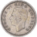 Moneta, Nowa Zelandia, George VI, 3 Pence, 1939, British Royal Mint, VF(30-35)