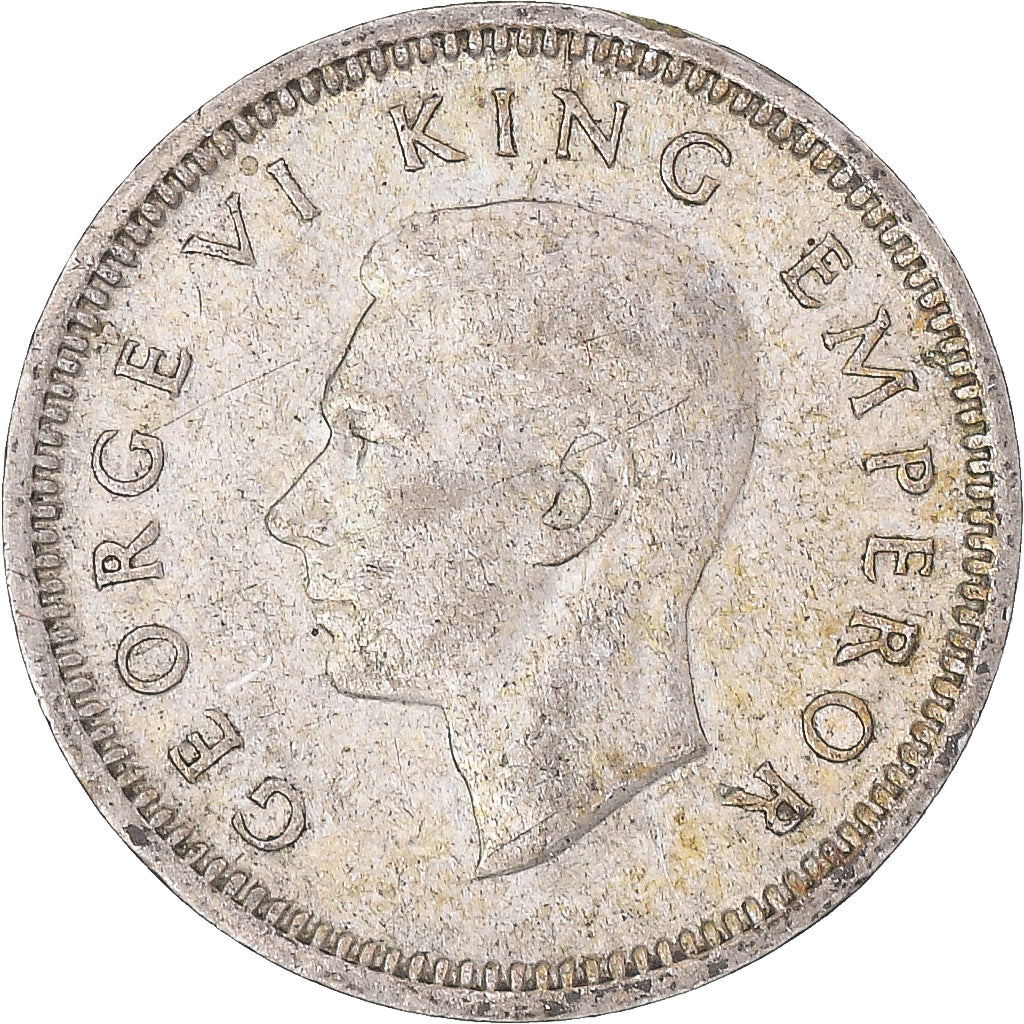 Moneta, Nowa Zelandia, George VI, 3 Pence, 1944, British Royal Mint, VF(30-35)