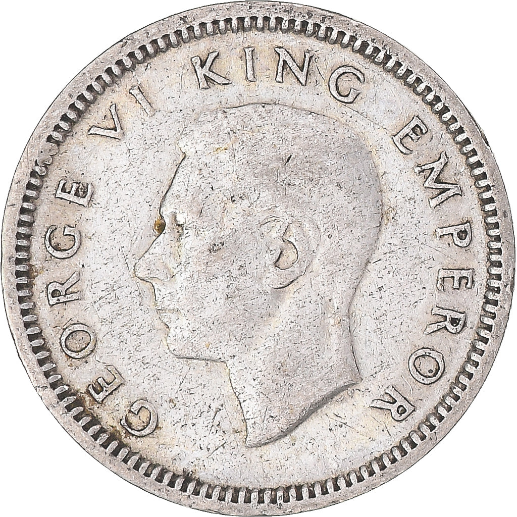 Monnaie, Nouvelle-Zélande, George VI, 3 Pence, 1940, British Royal Mint, TB+