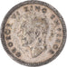 Moneda, Nueva Zelanda, George VI, 3 Pence, 1940, British Royal Mint, BC+, Plata
