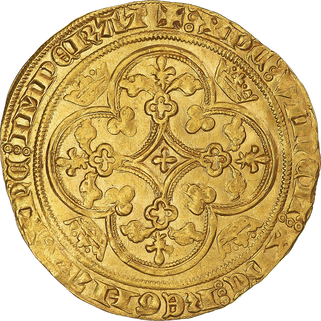 France, Philippe VI, Chaise d'or, 1346-1350, Or, TTB, Duplessy:258
