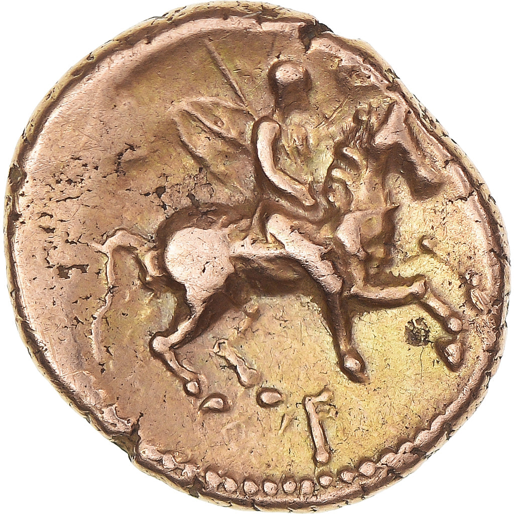 Britannia, Atrebates, Regni, Verica, Stater, ca. 10-43, Gold, AU(50-53)