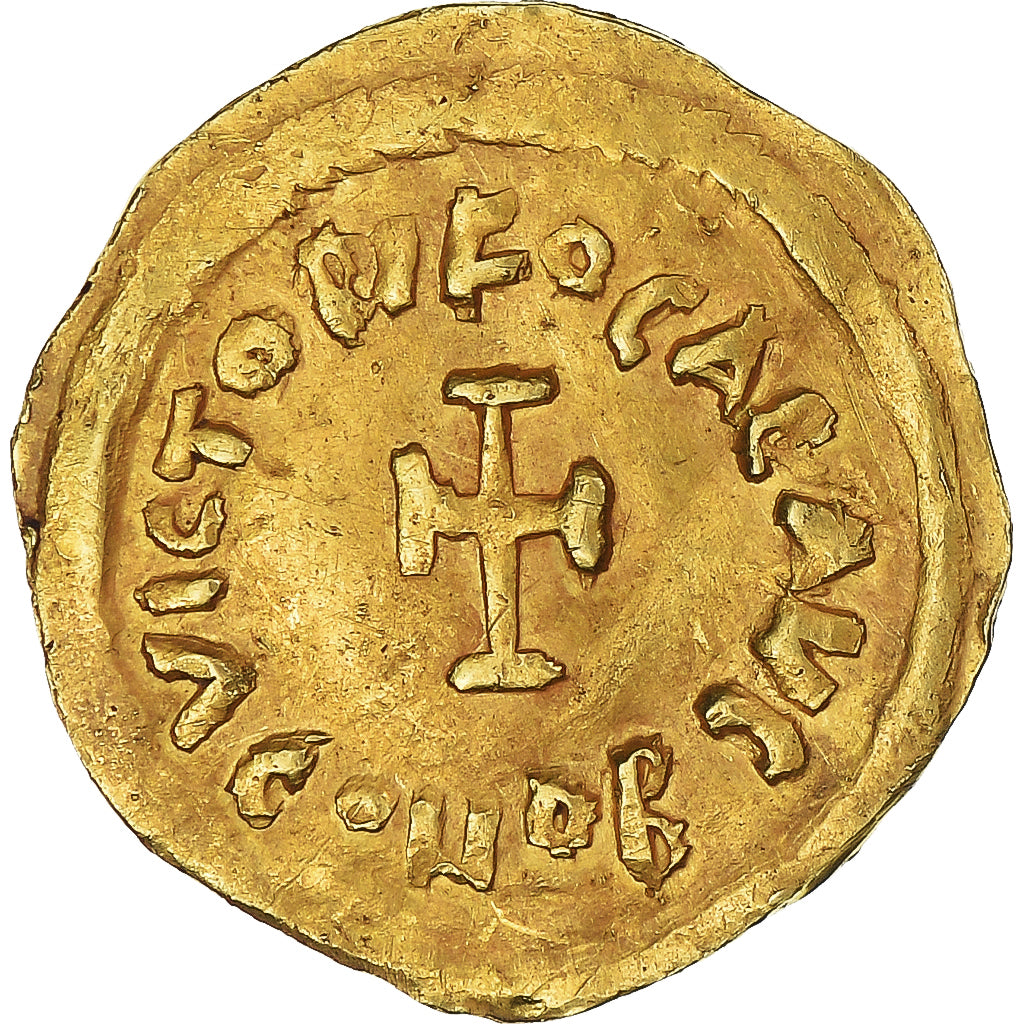 Coin, Phocas, Tremissis, 602-610, EF(40-45), Gold, Sear:634