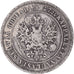 Moeda, Finlândia, Alexander II, 2 Markkaa, 1874, Helsinki, VF(30-35), Prata