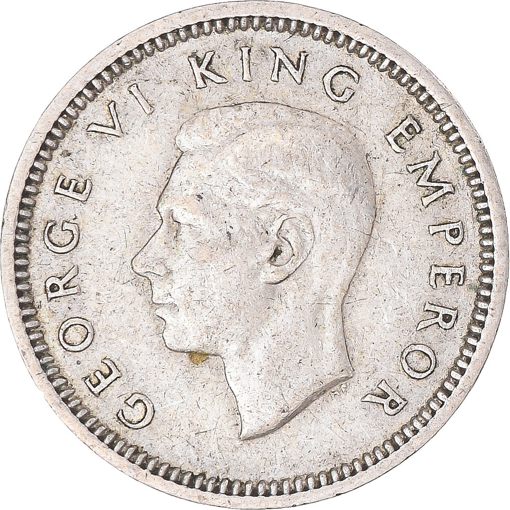 Moneta, Nowa Zelandia, George VI, 3 Pence, 1939, British Royal Mint, VF(30-35)
