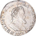 Münze, Frankreich, Henri IV, 1/2 Franc, 1596, Troyes, S+, Silber, Gadoury:590