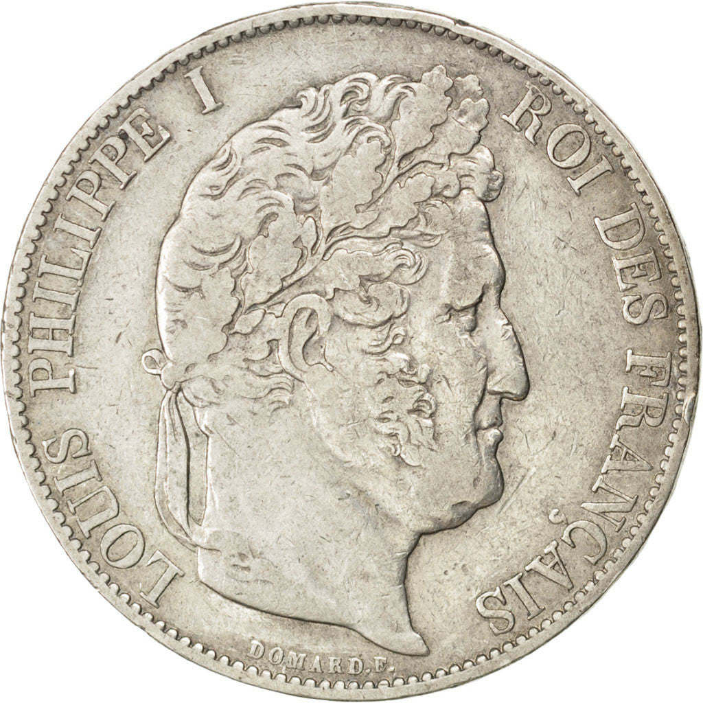 Monnaie, France, Louis-Philippe, 5 Francs, 1846, Lille, TTB, Argent