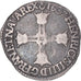 Moneta, Francia, Henri IV, 1/8 Ecu, 1607, Saint-Lô, MB+, Argento, Gadoury:581