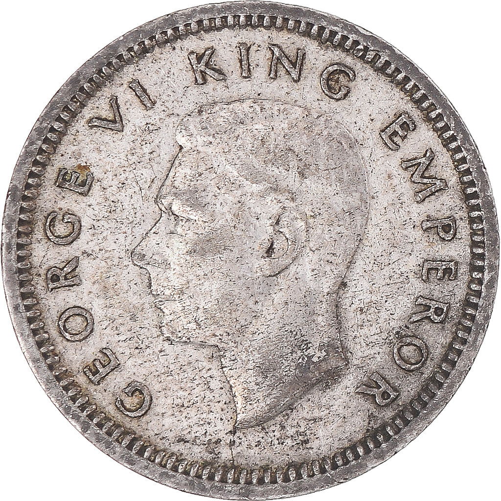 Moneta, Nowa Zelandia, George VI, 3 Pence, 1939, British Royal Mint, EF(40-45)