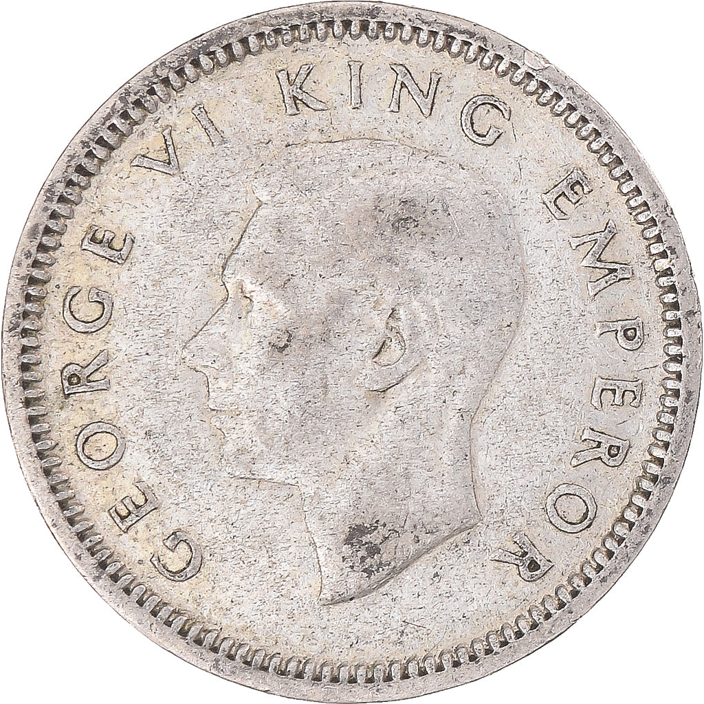 Moneda, Nueva Zelanda, George VI, 3 Pence, 1940, British Royal Mint, BC+, Plata