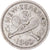 Moneda, Nueva Zelanda, George VI, 3 Pence, 1940, British Royal Mint, MBC, Plata