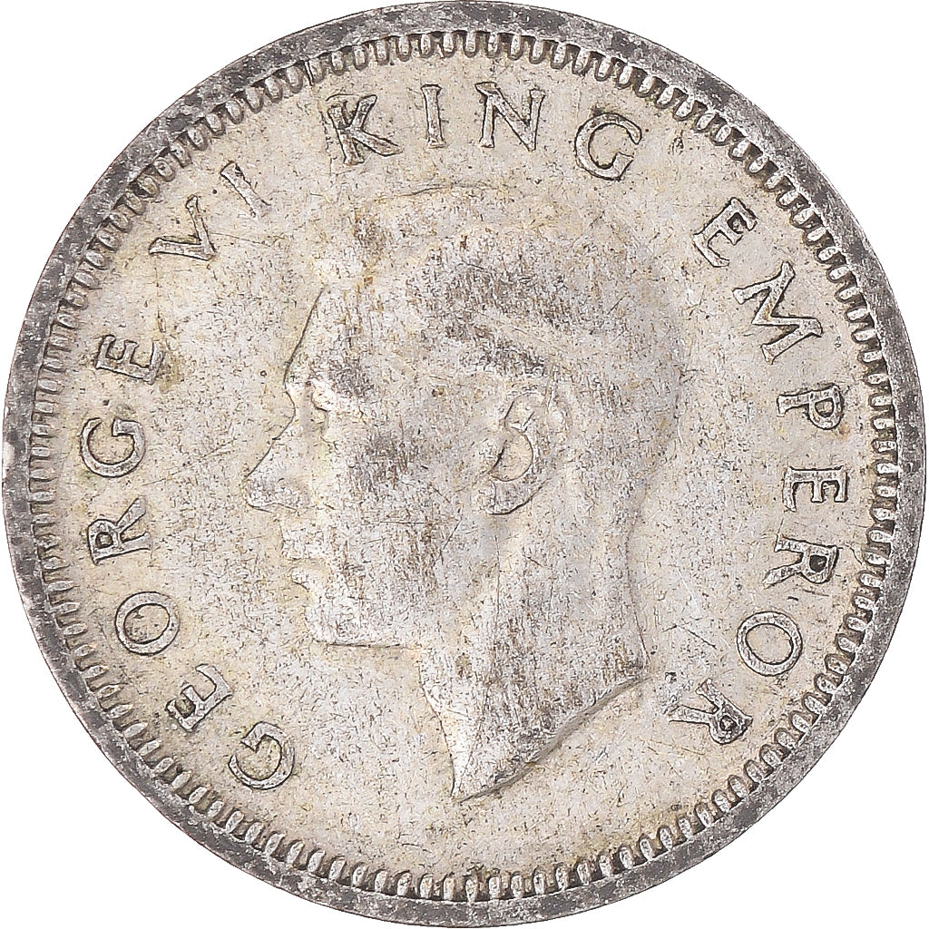 Coin, New Zealand, George VI, 3 Pence, 1946, British Royal Mint, VF(30-35)
