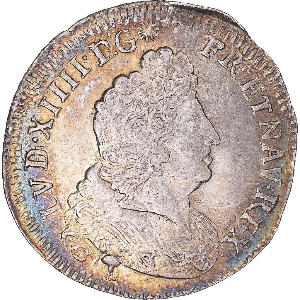 Münze, Frankreich, Louis XIV, 1/4 Ecu aux insignes, 1702, Montpellier