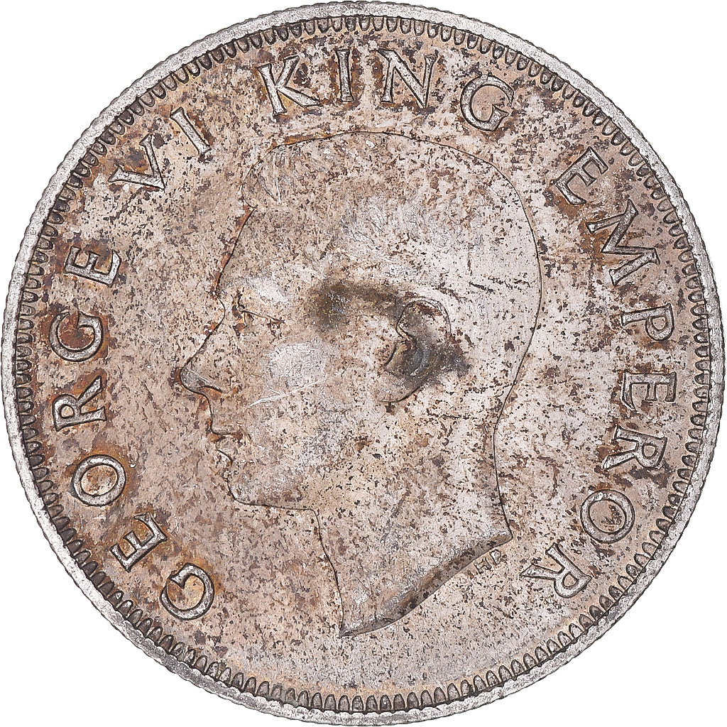 Coin, New Zealand, George VI, Centennial, 1/2 Crown, 1940, British Royal Mint