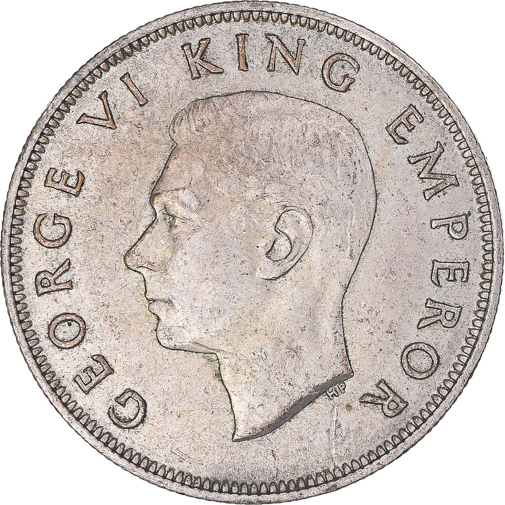 Coin, New Zealand, George VI, Centennial, 1/2 Crown, 1940, British Royal Mint