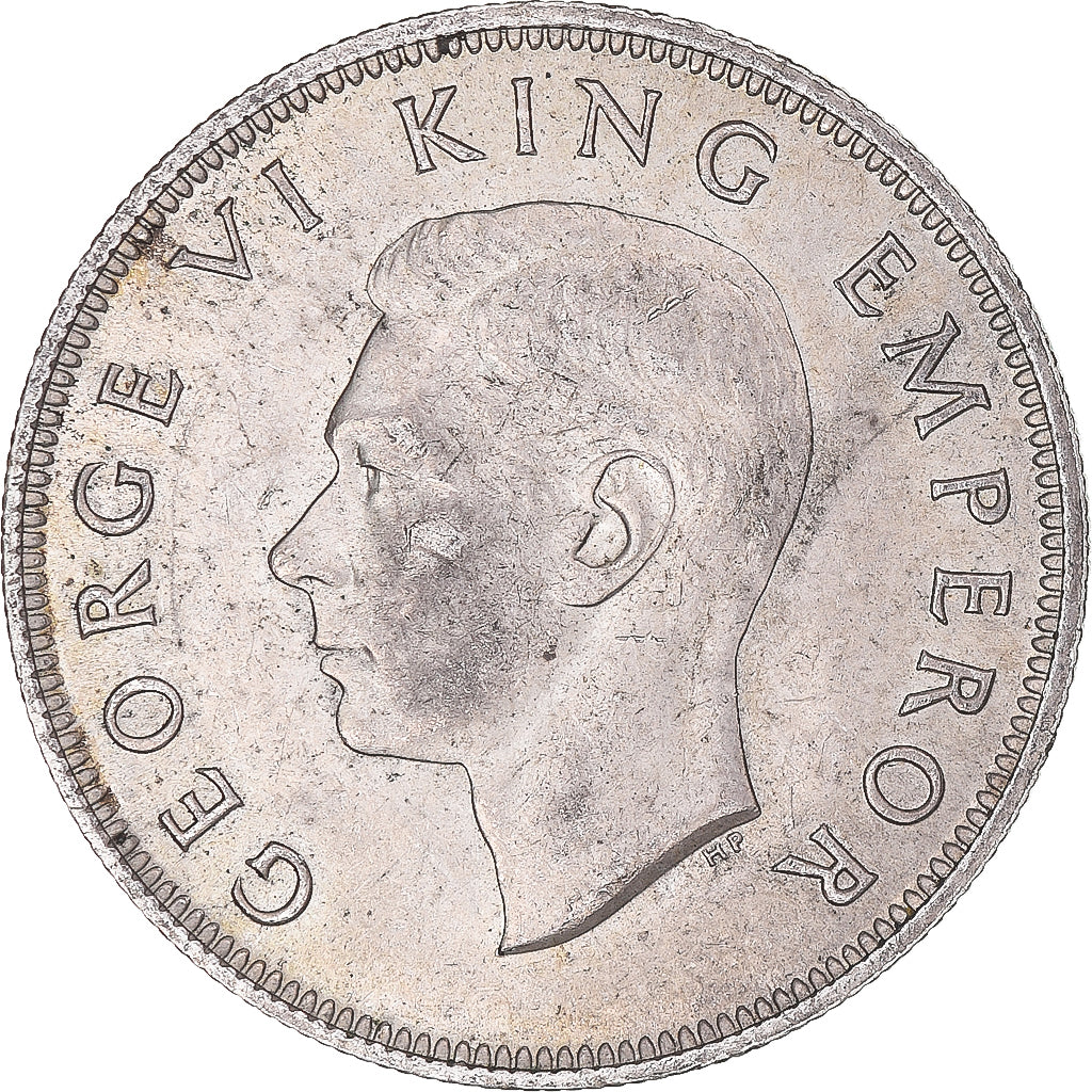 Coin, New Zealand, George VI, Centennial, 1/2 Crown, 1940, British Royal Mint