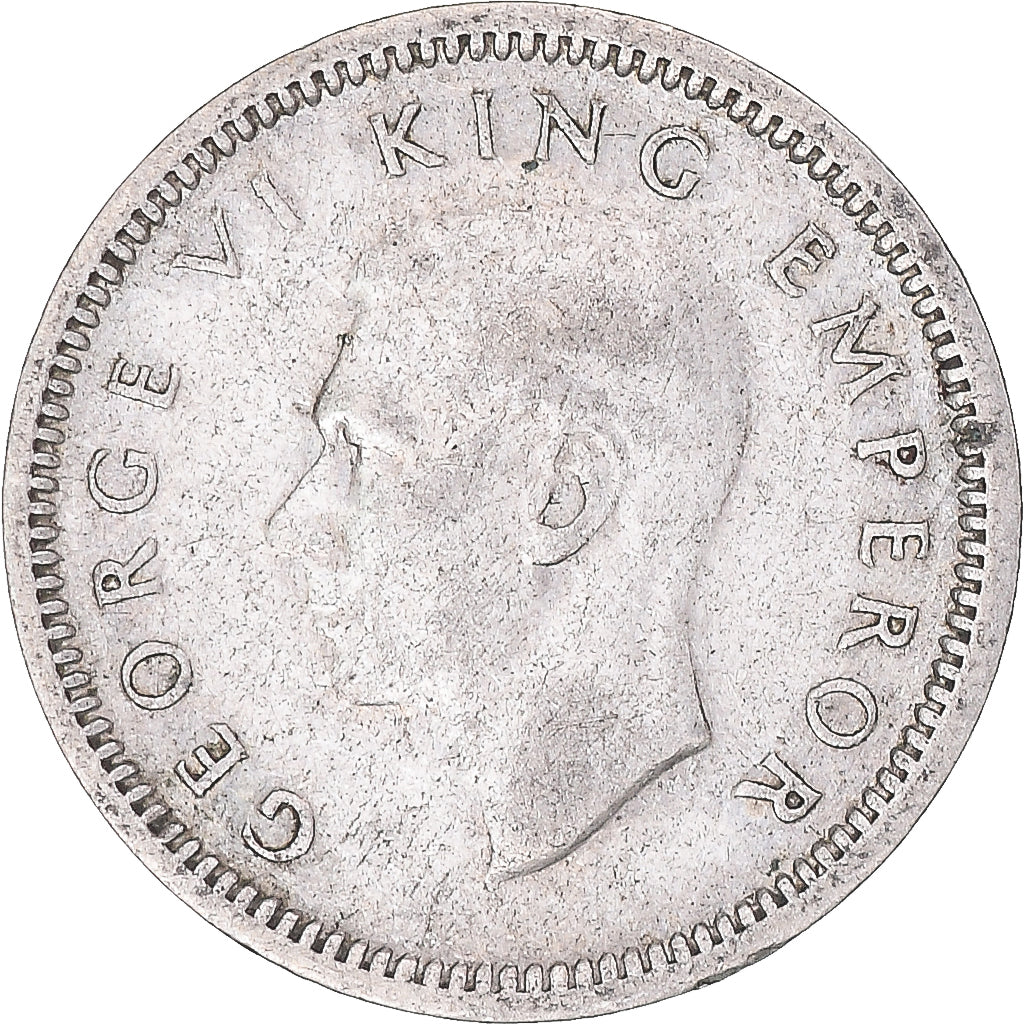 Coin, New Zealand, George VI, 3 Pence, 1942, British Royal Mint, VF(30-35)