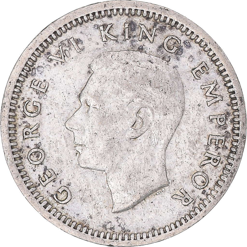 Moneta, Nowa Zelandia, George VI, 3 Pence, 1942, British Royal Mint, VF(30-35)