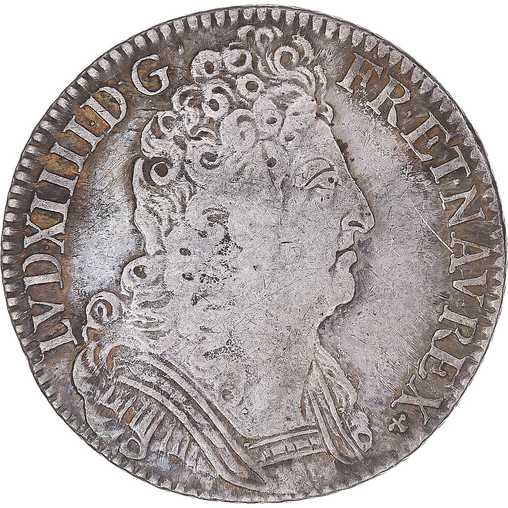 Münze, Frankreich, Louis XIV, 1/4 Écu aux 3 couronnes, 1/4 Ecu, 1711, Amiens