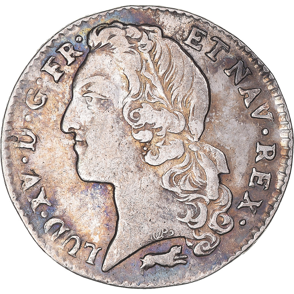 Coin, France, Louis XV, 1/5 Écu au bandeau, 1767/6, Orléans, EF(40-45)