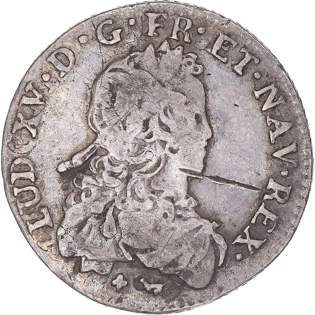 Moneta, Francia, Louis XV, 1/6 Écu de France, 1720, Paris, MB+, Argento