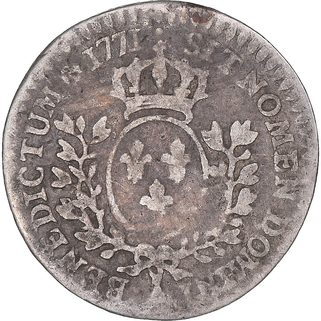 Munten, Frankrijk, Louis XV, 1/20 Écu à la vieille tête, 1771, Paris, FR