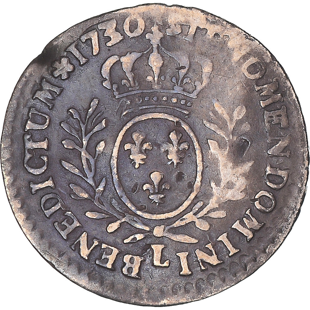 Munten, Frankrijk, Louis XV, 1/20 Écu  aux branches d'olivier (6 sols), 6 Sols