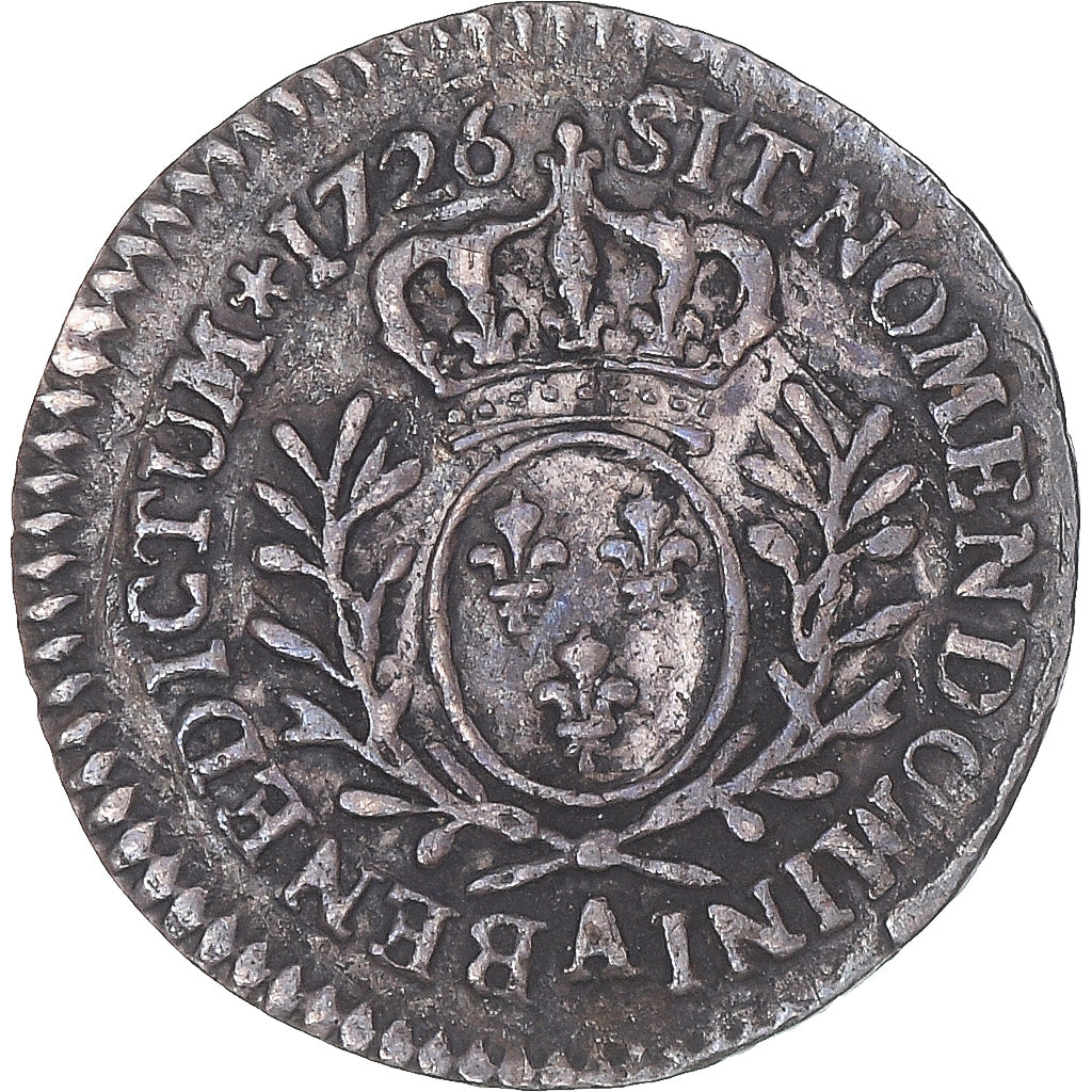 Moneta, Francia, Louis XV, 1/20 Ecu aux branches d'olivier, 1726, Paris, MB+