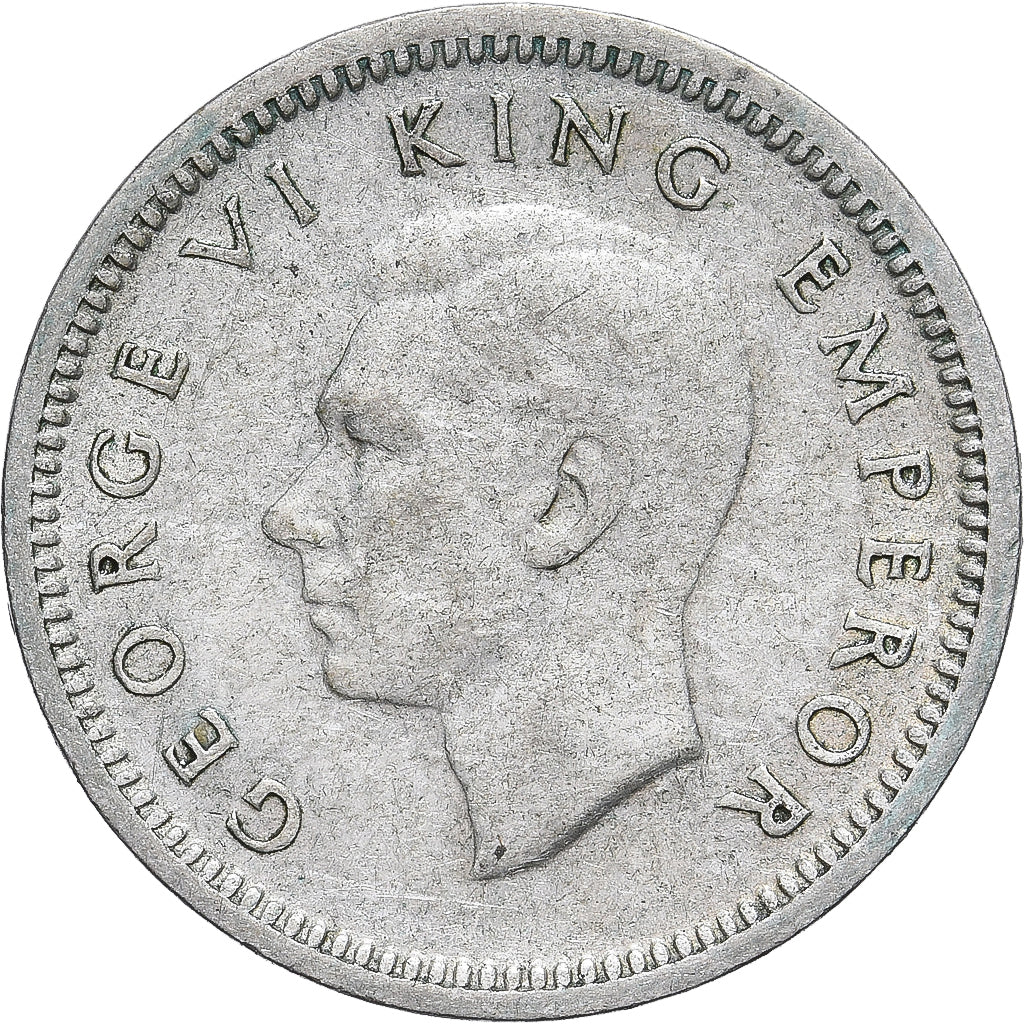 Moneta, Nowa Zelandia, George VI, 3 Pence, 1946, British Royal Mint, EF(40-45)