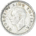 Moneda, Nueva Zelanda, George VI, 3 Pence, 1943, British Royal Mint, MBC, Plata