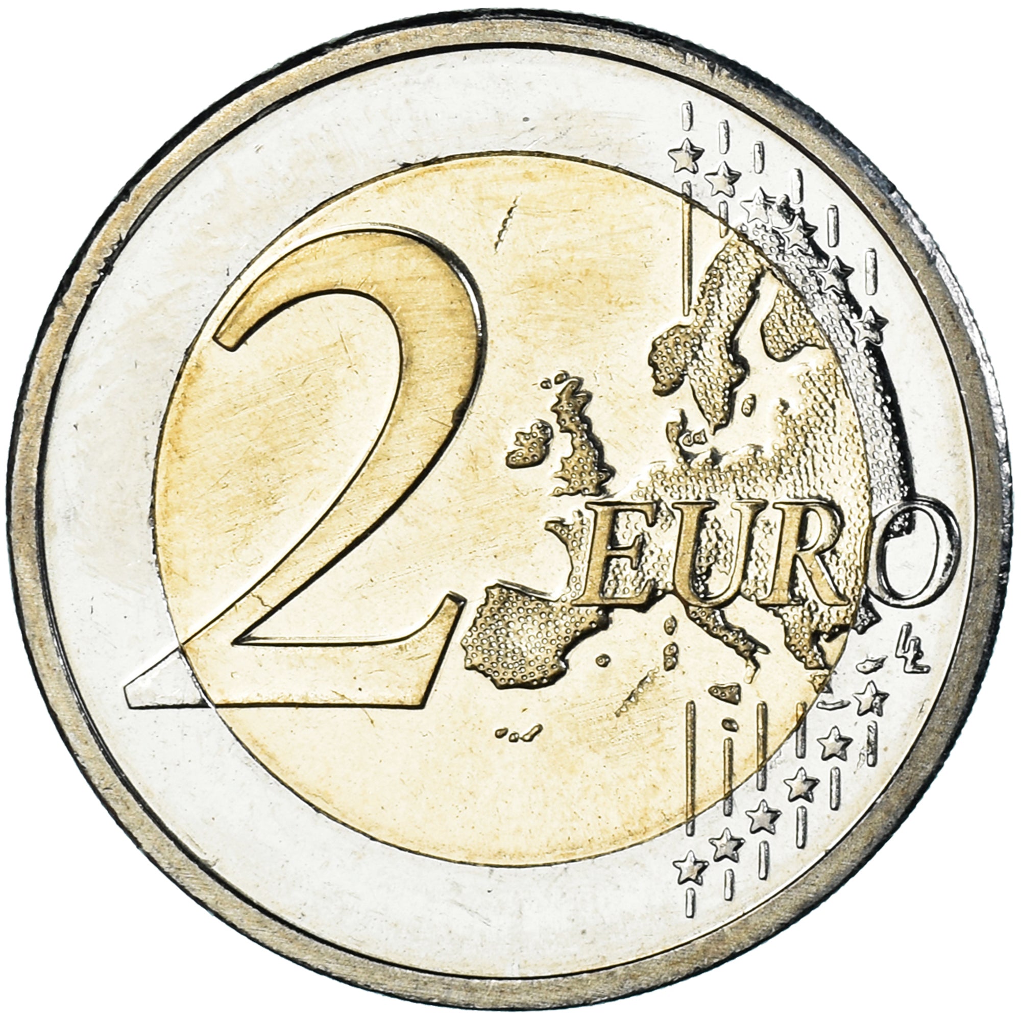 Cyprus, 2 Euro, ONE, 2009, MS(60-62), Bi-Metallic, KM:89