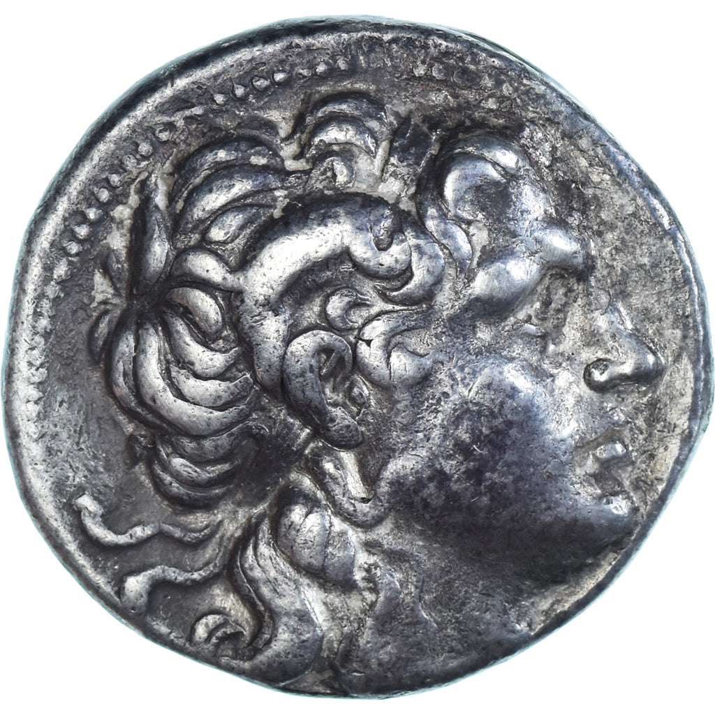 Moeda, Trácia, Lysimachos, Tetradrachm, 383-281 BC, Byzantium, EF(40-45), Prata