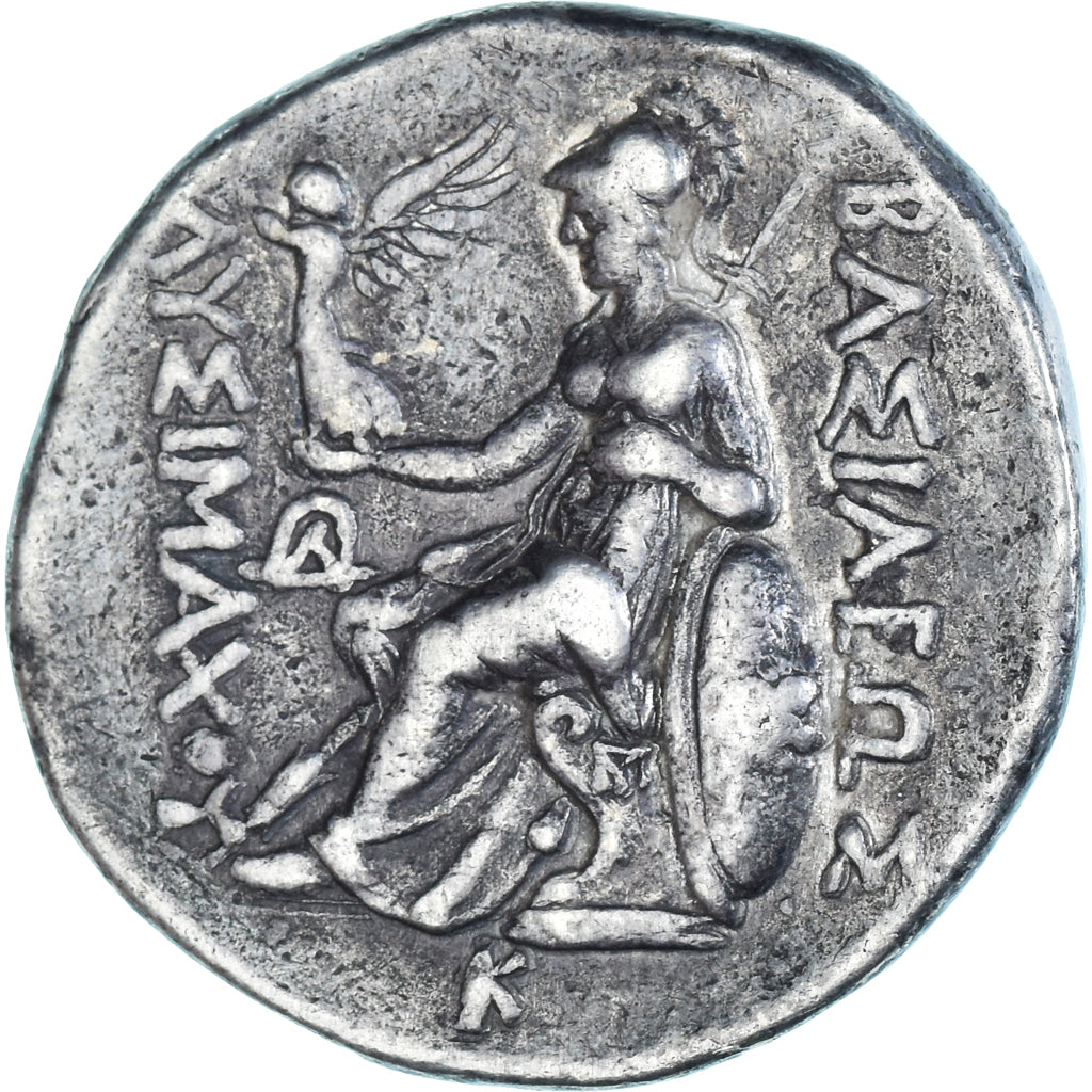 Moeda, Trácia, Lysimachos, Tetradrachm, 383-281 BC, Byzantium, EF(40-45), Prata