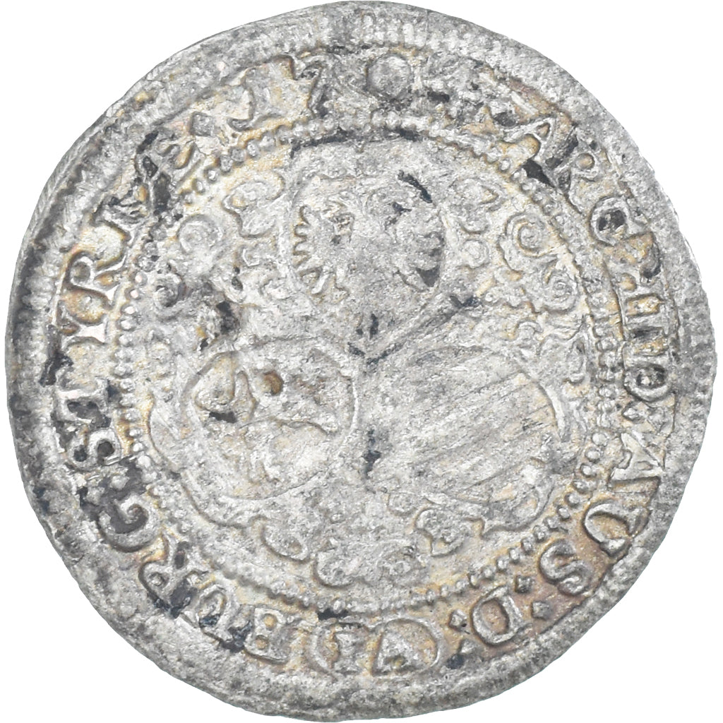 Munten, Oostenrijk, Leopold I, 3 Kreuzer, 1704, Graz, FR+, Zilver, KM:1115