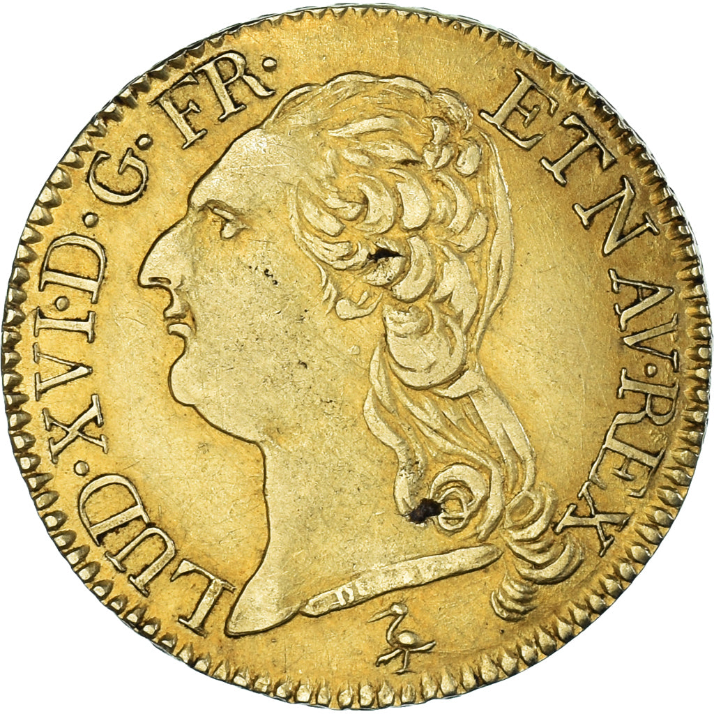 France, Louis XVI, Louis d'or à la tête nue, 1788, Paris, Faux d'Epoque