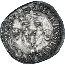 Coin, France, Henri II, Douzain aux croissants, 1553, Bordeaux, EF(40-45)