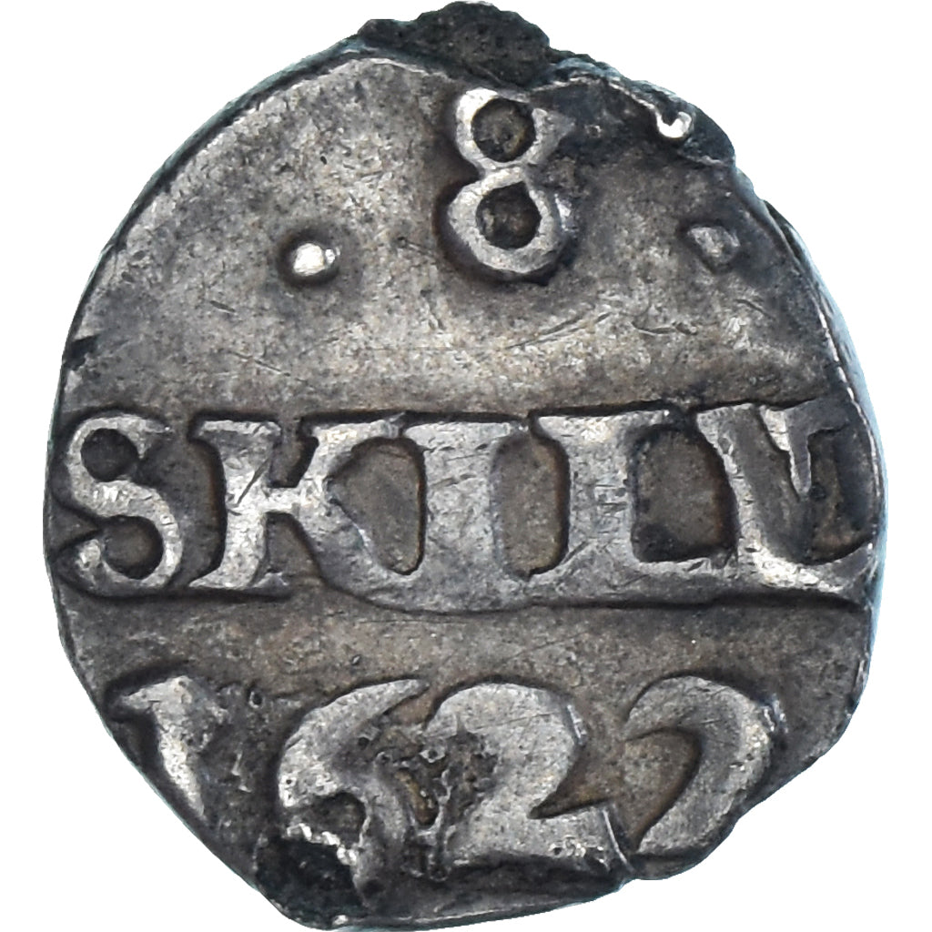 Monnaie, Danemark, Christian IV, 8 Skilling, 1622, TTB, Argent, KM:84