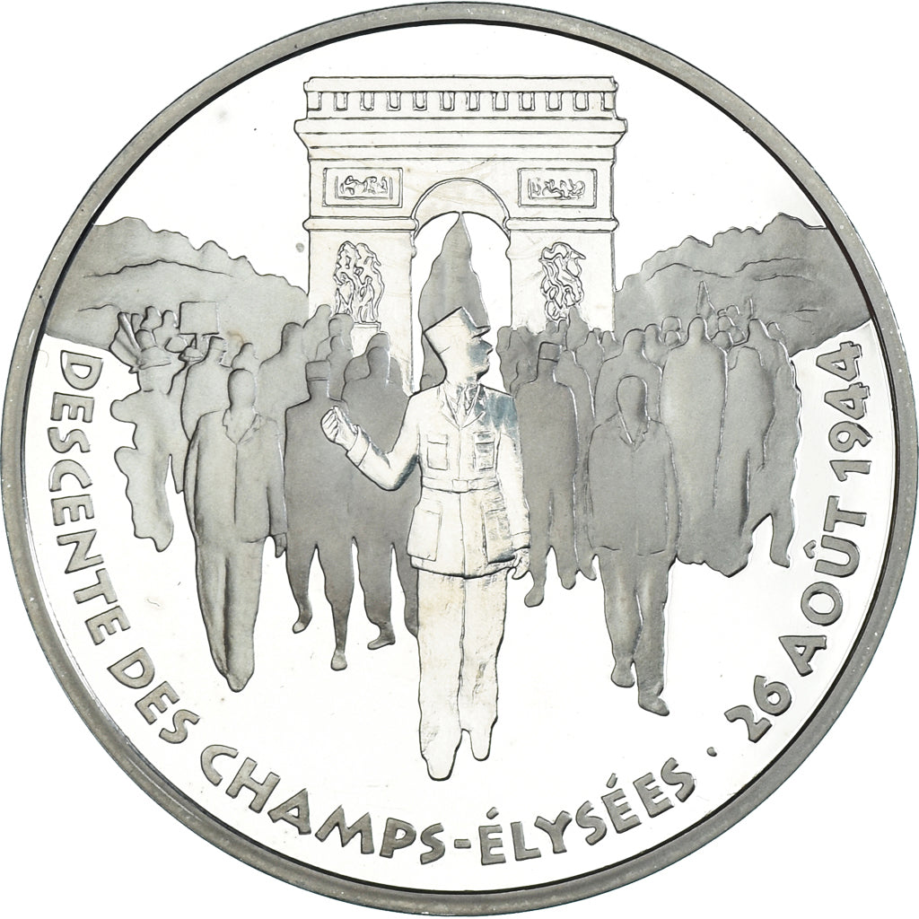 Monnaie, France, Libération de Paris, 100 Francs, 1994, Monnaie de Paris, BE