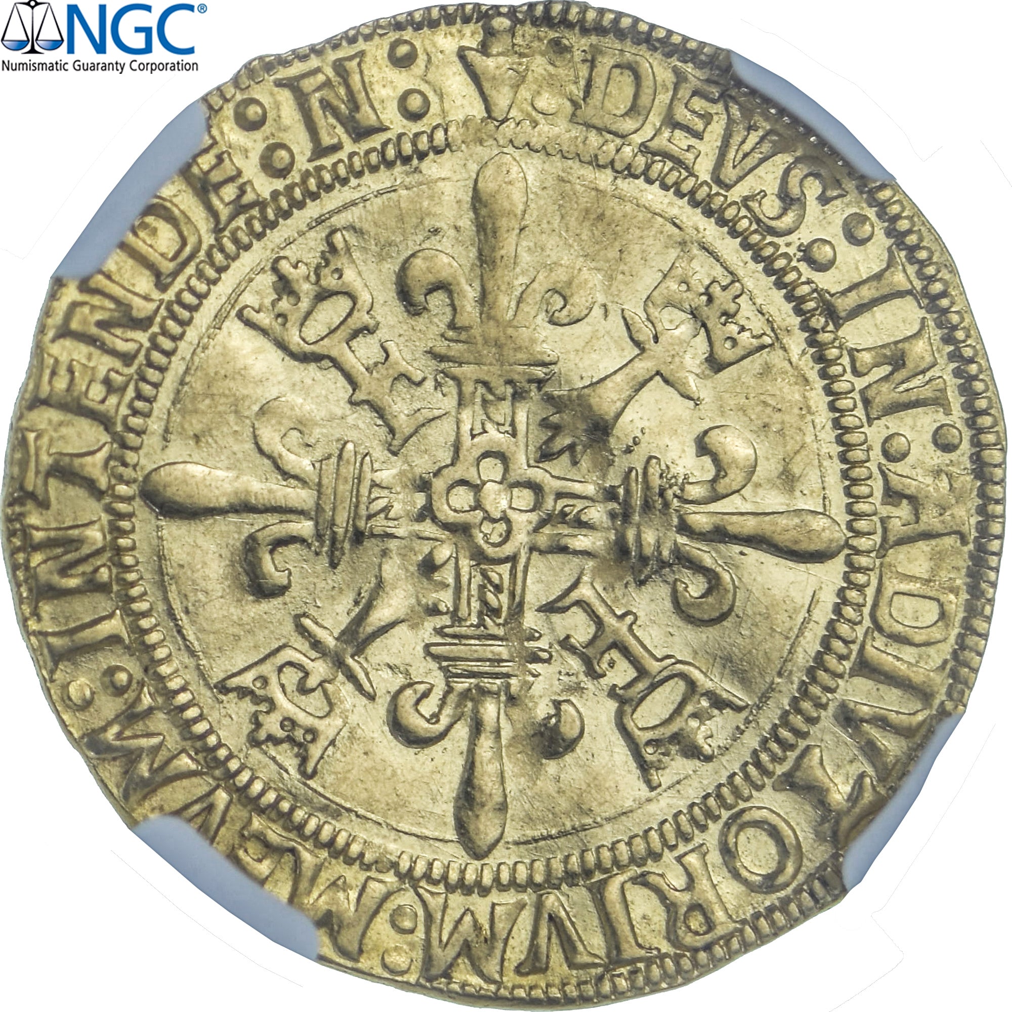 Francja, François Ier, Écu d'or au soleil de Bretagne, Before 1540, Nantes