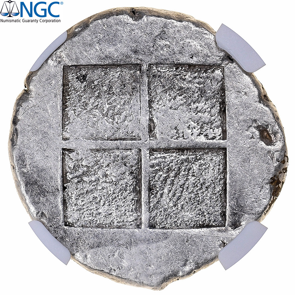 Macedonia, Tetradrachm, ca. 525-470 BC, Akanthos, Silver, NGC, EF(40-45)